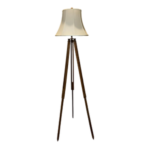 Antique Surveyors Tripod Floor Lamp