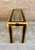 Mid-Century Modern Late 20th Century Gilt Metal and Wood Console Table with Glass Top For Sale - Image 3 of 18