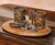 Early 20th Century Early 20th Century French Spelter and Walnut Desk Garniture Set For Sale - Image 5 of 7