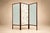 Three-Panel Screen in Brazilian Rosewood & Upholstered Fabrics by Sergio Rodrigues, 1960s For Sale - Image 10 of 14