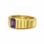 Modern Amethyst Solitaire Ring for Men Silver, Gold, Size 9.5 For Sale - Image 3 of 6