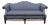 Century Ethan Allen Chippendale Style Cameback Sofa W Stretcher Base and Rolled Arms For Sale