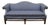 Late 20th Century Ethan Allen Chippendale Style Cameback Sofa W Stretcher Base and Rolled Arms For Sale