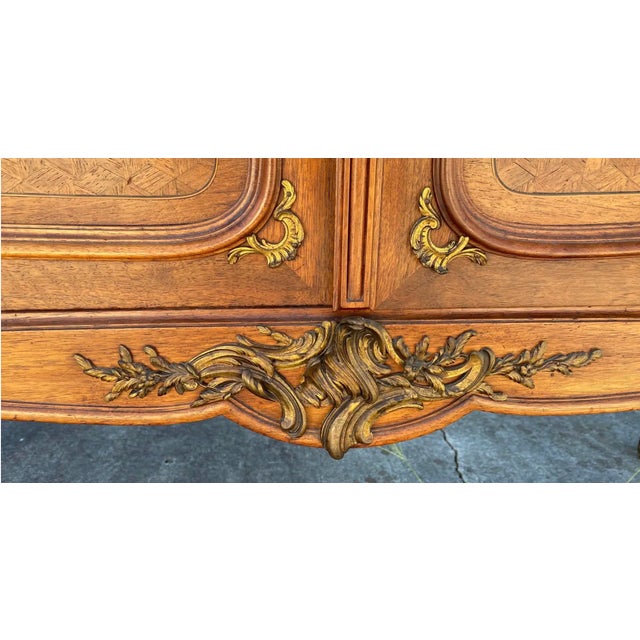 Early 20th Century Pair of Singed Linke Bronze Mounted Parquetry Commodes, Francois Linke, Paris Fr For Sale In Richmond - Image 6 of 14