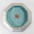 19th Century Chinese Turquoise and Famille Rose Octagonal Bowl With Cranes, Tongzhi Period For Sale - Image 12 of 15