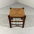 Mid-Century Modern Oak Stool with Rush Seat, 1950s-1960s For Sale - Image 3 of 10