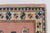 1960s Muted Terracotta & Navy Blue Medallion Rug, Hand-Knotted Wool Carpet For Sale - Image 10 of 10