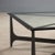 Small Italian Table in Black Lacquered Iron and Glass For Sale - Image 3 of 9