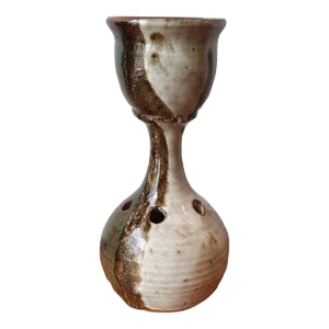 1970s Studio Pottery Candle Holder
