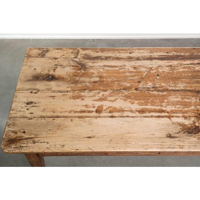 Rustic French Farmhouse Dining Table For Sale - Image 8 of 15