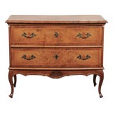Late 18th C Italian Two-Drawer Raised Chest For Sale