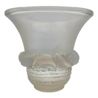 Vintage Art Deco Vase by René Lalique, France, 1930 For Sale