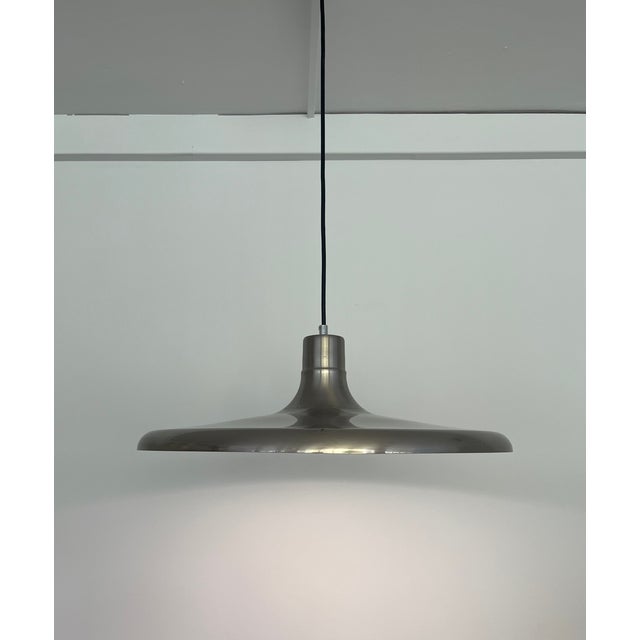 1970s Mid-Century Modern Metal Pendant Lights by Leonardo Marelli for Estiluz, 1970s, Set of 2 For Sale - Image 5 of 10