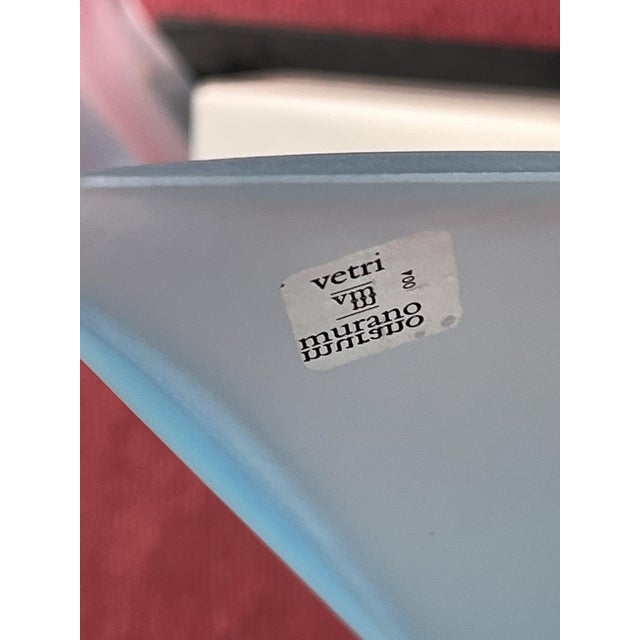 Vintage Italian Triangular Wall Lamps from Vetri Murano, 1970s, Set of 3 For Sale - Image 11 of 12