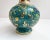 Vintage 24k Gold Faience Vase, Belgium, 1950s For Sale - Image 4 of 9