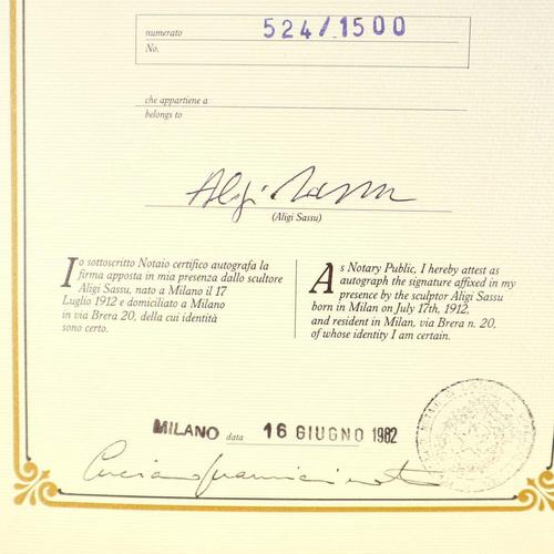 Silver Bas-Relief attributed to Aligi Sassu For Sale - Image 11 of 13