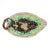 Late 19th Century Pink, Green and Brown Majolica Leaf Dish For Sale