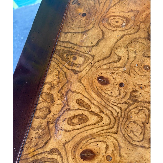 Mid Century Century Burl China Cabinet For Sale - Image 14 of 15