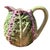 A delightful antique french majolica pitcher, beautifully modelled as a lush cabbage with gracefully layered leaves...