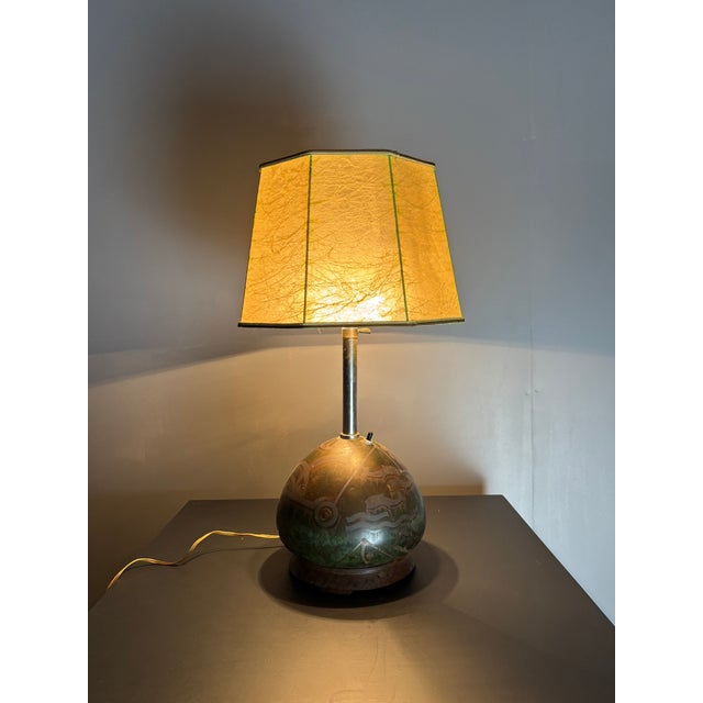 Art Deco Congo Series Table Lamp by Paul Haustein for WMF Ikora, 1920s For Sale - Image 3 of 15