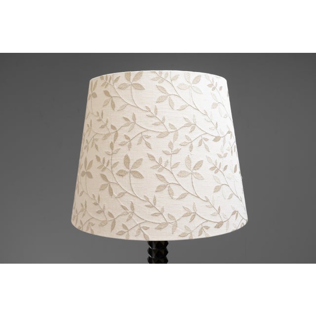 Wood Mid-Century Modern Brutalist Floor Lamp, 1950s For Sale - Image 7 of 8