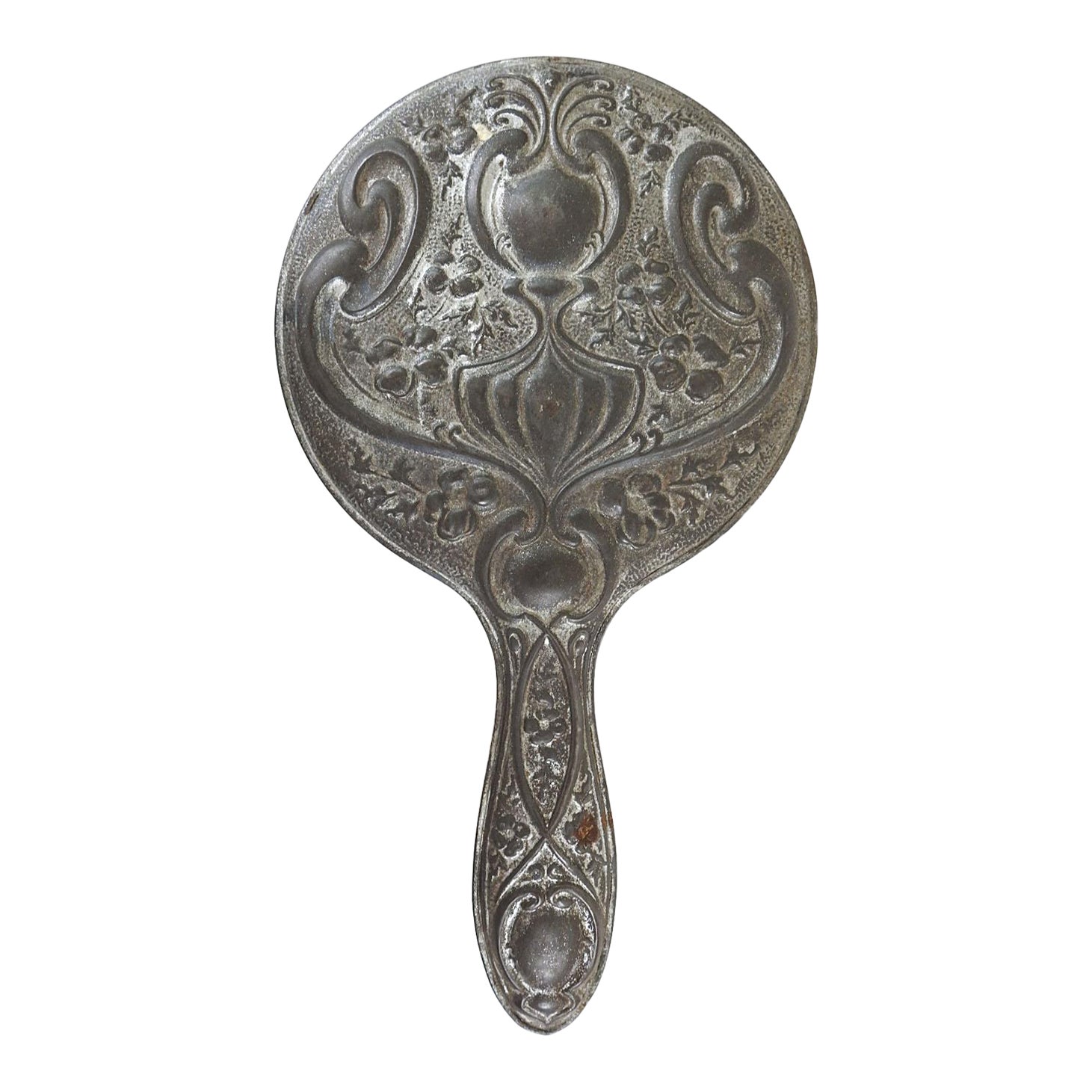 Antique Ornate Art Nouveau Hand Mirror | Chairish
