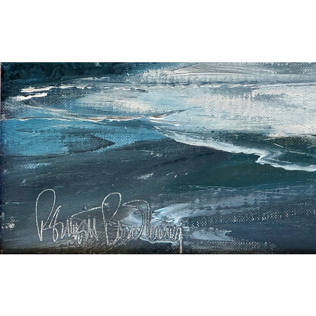 Bennett Bradbury (1914–1991) Mid-Century Oil Painting "Rough Sea From Maui" For Sale - Image 10 of 15
