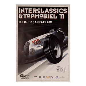Interclassics & Topmobiel – Januari 2011 Mercedes Racing Poster