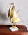 Metal Brass and Marble Sailboat Sculpture For Sale - Image 7 of 10