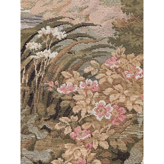 Vintage Aubusson Style Jacquard Tapestry, 1980s For Sale - Image 16 of 18