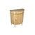Neoclassical Vintage Demilune Cabinet With Door and Drawer Ready to Refinish For Sale - Image 3 of 14