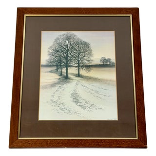 Kathleen Cadick, Melancholy, 1970s, Etching & Aquatint, Framed For Sale