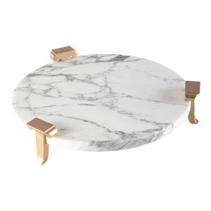Pardalis Circular Marble Tray