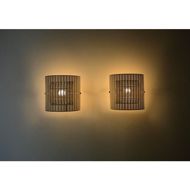 Shogun Wall Lamps by Mario Botta for Artemide, 1980s, Set of 2 For Sale - Image 6 of 13