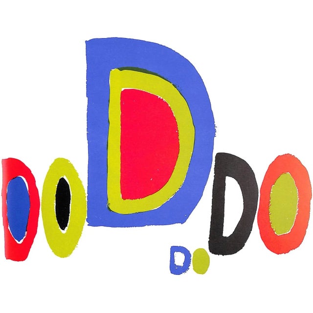 Traditional "Sonia Delaunay Alphabet" 1970 For Sale - Image 3 of 9