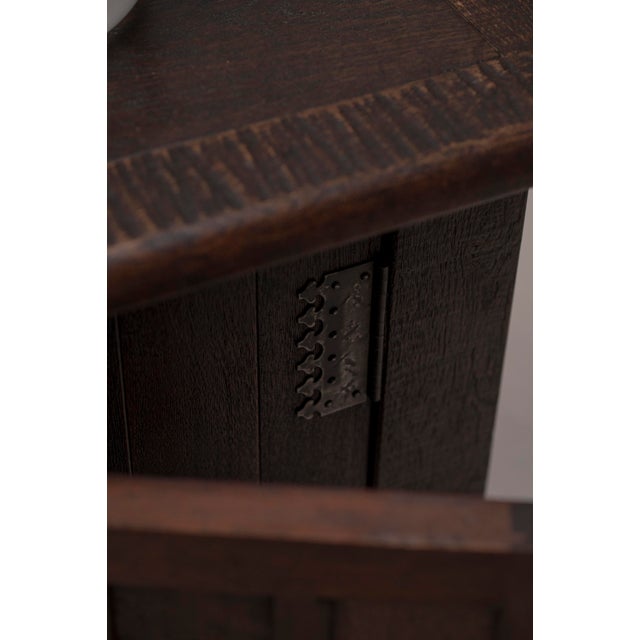 French Brutalist Sideboard in Oak, 1970s For Sale - Image 16 of 18