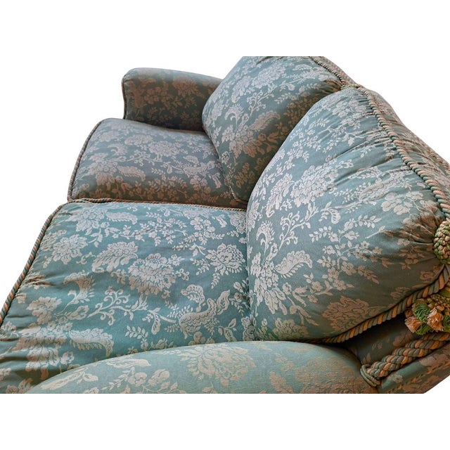 Sofas in San Leucio Silk, 1985, Set of 3 For Sale - Image 6 of 14