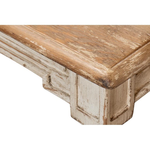 Gray French Provincial Dining Room Table For Sale - Image 4 of 11