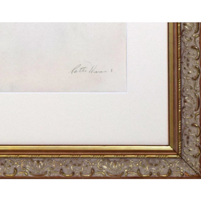 Large Vintage Modernist Female Nude Charcoal Figure Study Drawing C.1985 For Sale In New York - Image 6 of 6