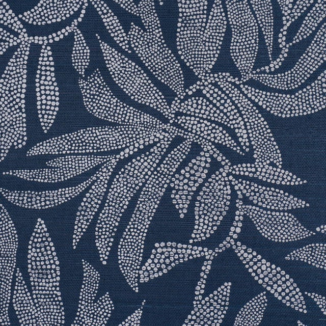 Traditional Sample - Schumacher Tayrona Palm Mosaic Sisal Wallcovering In Pacific Ocean Hues For Sale - Image 3 of 5