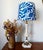 White Alabaster Lamp with Gilding and Seashells, 1950s For Sale - Image 8 of 12