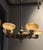 Early 1900s chandelier, bronze and alabaster with beautiful decor and details, Swedish Jugend. In good condition, we...