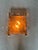 A beautiful collection of Italian wall sconces dating from the 1970s, featuring thick hand-textured Murano glass shades...