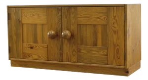 Swedish Modern Brutalist Pine Sideboard attributed to Sven Larsson, 1970s