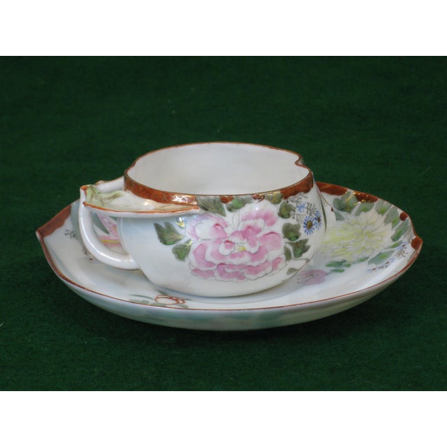 Late 19th Century Teacup Kyoto, Satsuma, Kutani Antique Hand Painted Japanese For Sale - Image 18 of 18