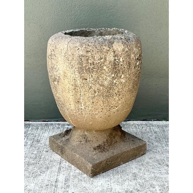 Rustic Stone Garden Planter For Sale - Image 16 of 18