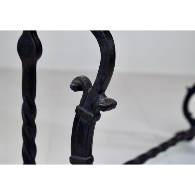 Antique Cast Iron Window Bench, Victorian Style, Woven Upholstery, Usa For Sale - Image 10 of 10