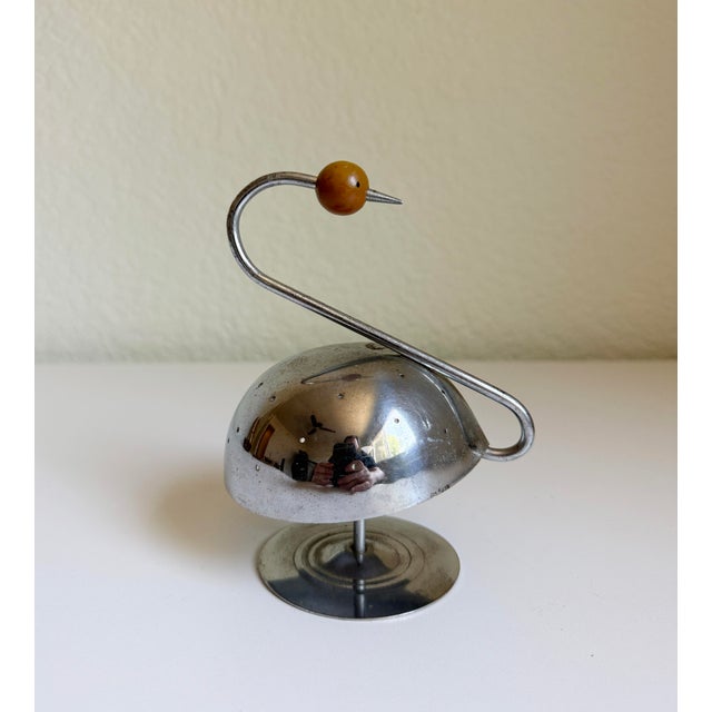 1930s Napier Swan Appetizer Server For Sale In Sacramento - Image 6 of 8