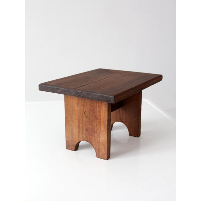 Vintage Wood Step Stool For Sale - Image 10 of 13