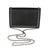 Contemporary Black Vitello Elite & Mink Studded Karlito Chain Wallet For Sale - Image 3 of 8